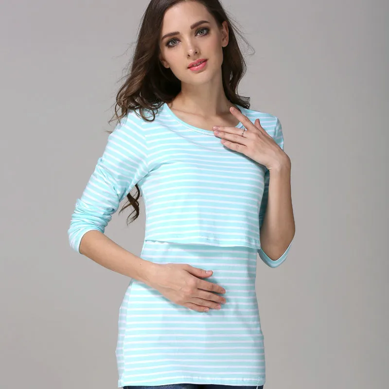 MamaLove Fashion Maternity Clothes Maternity Tops/ t shirt Breastfeeding shirt Nursing Tops pregnancy clothes for pregnant women