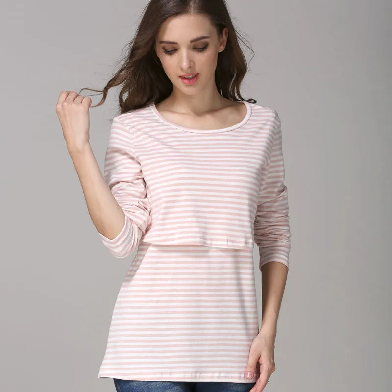 MamaLove Fashion Maternity Clothes Maternity Tops/ t shirt Breastfeeding shirt Nursing Tops pregnancy clothes for pregnant women