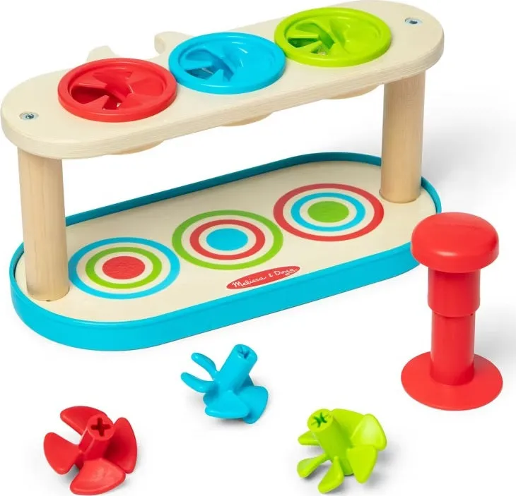 Match & Push Spinning Tops