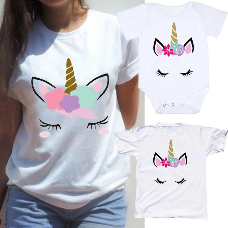 Matching Mommy & Me Unicorn T-shirt
