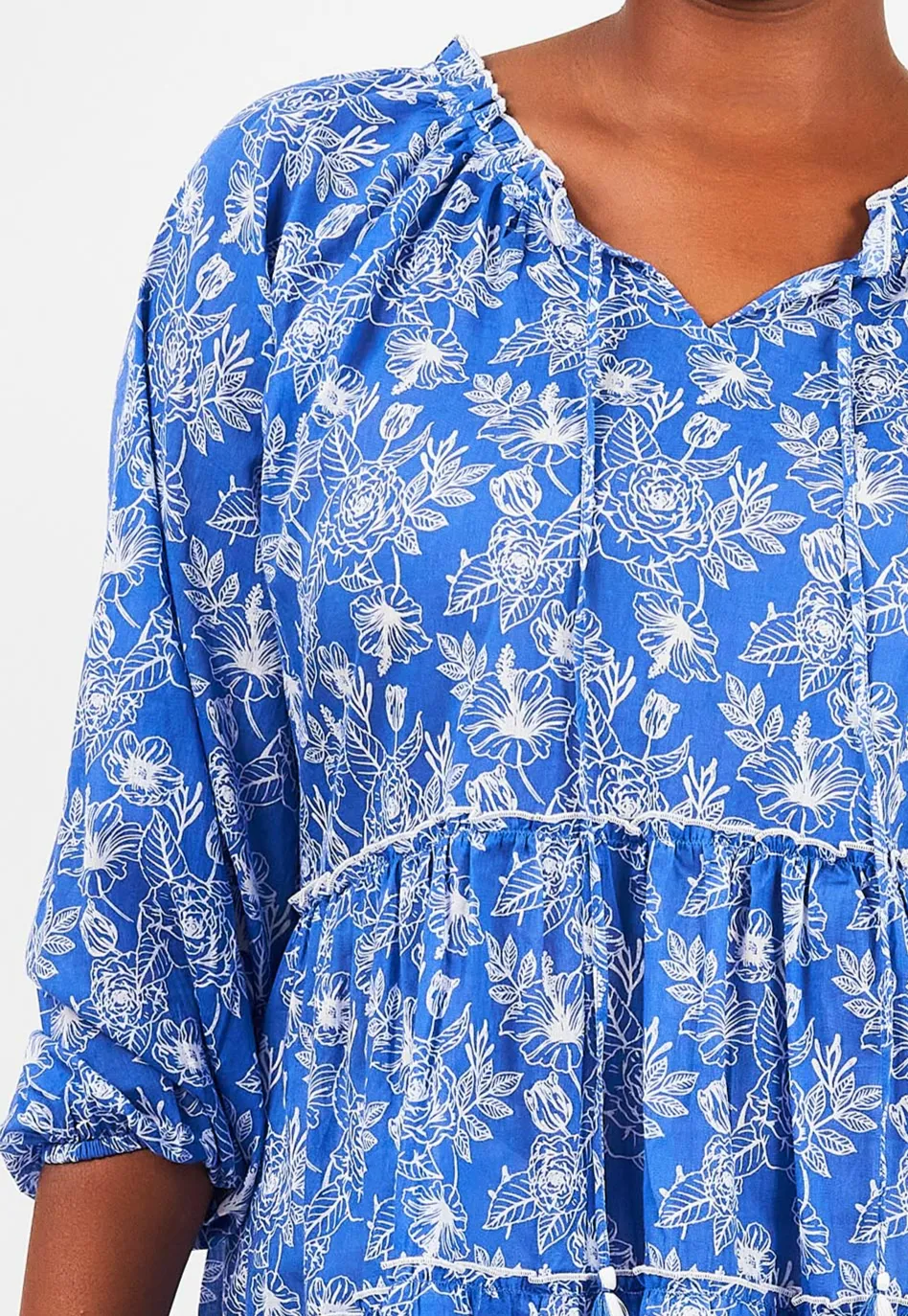 Matilda Long Sleeve Top Serenity (Outlet - Final Sale Product)