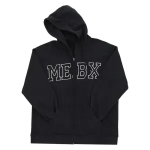 MEBX Logo Zip-Up Hoodie Sweatshirt