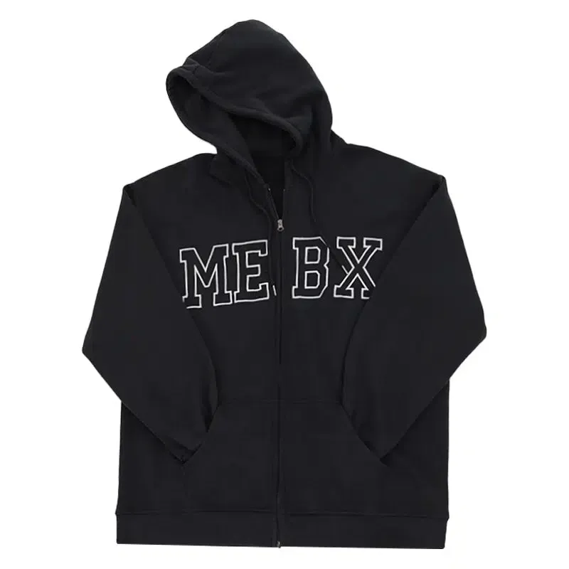 MEBX Logo Zip-Up Hoodie Sweatshirt