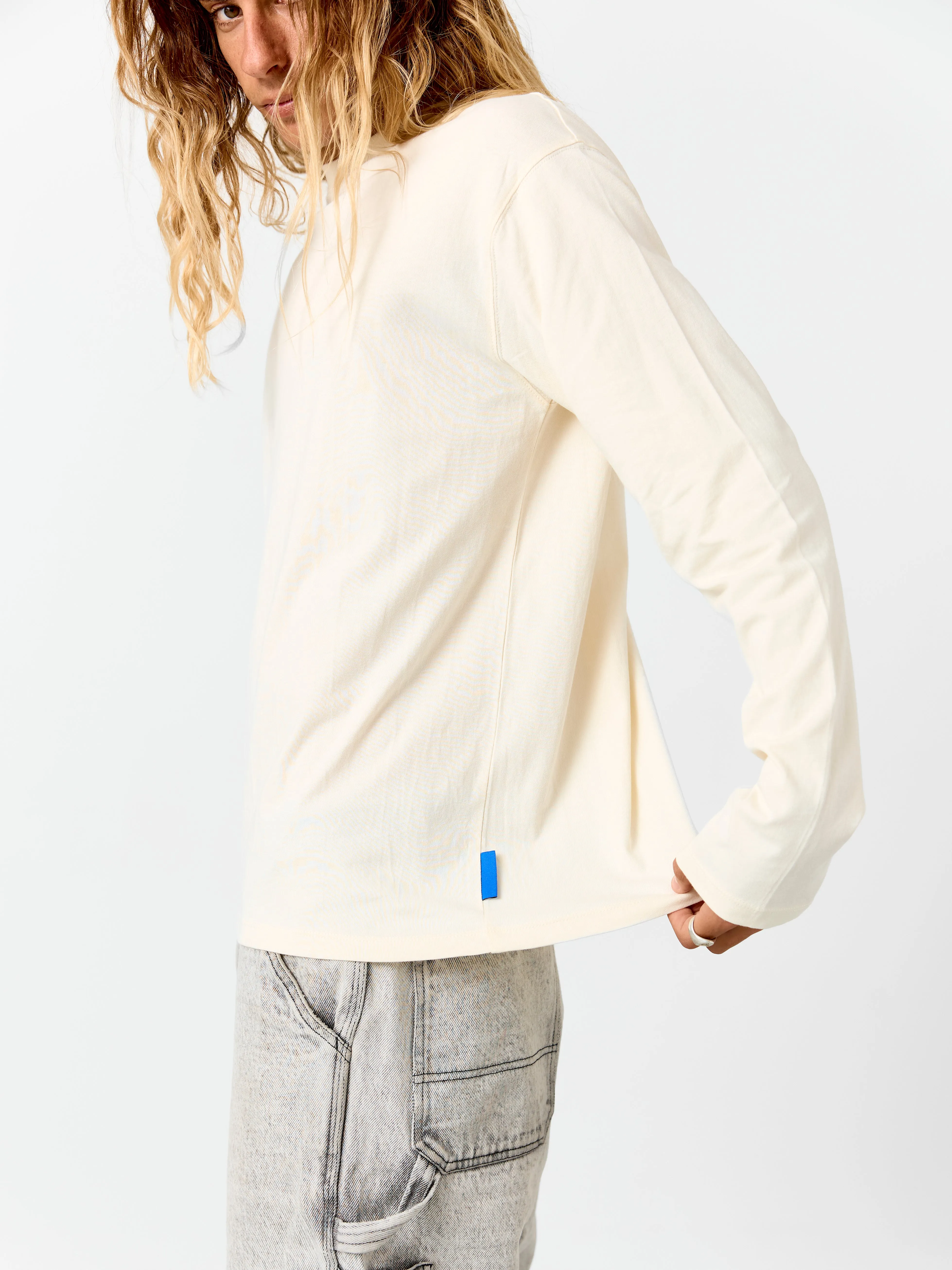 Men's Staple Long Sleeve tee | Sand