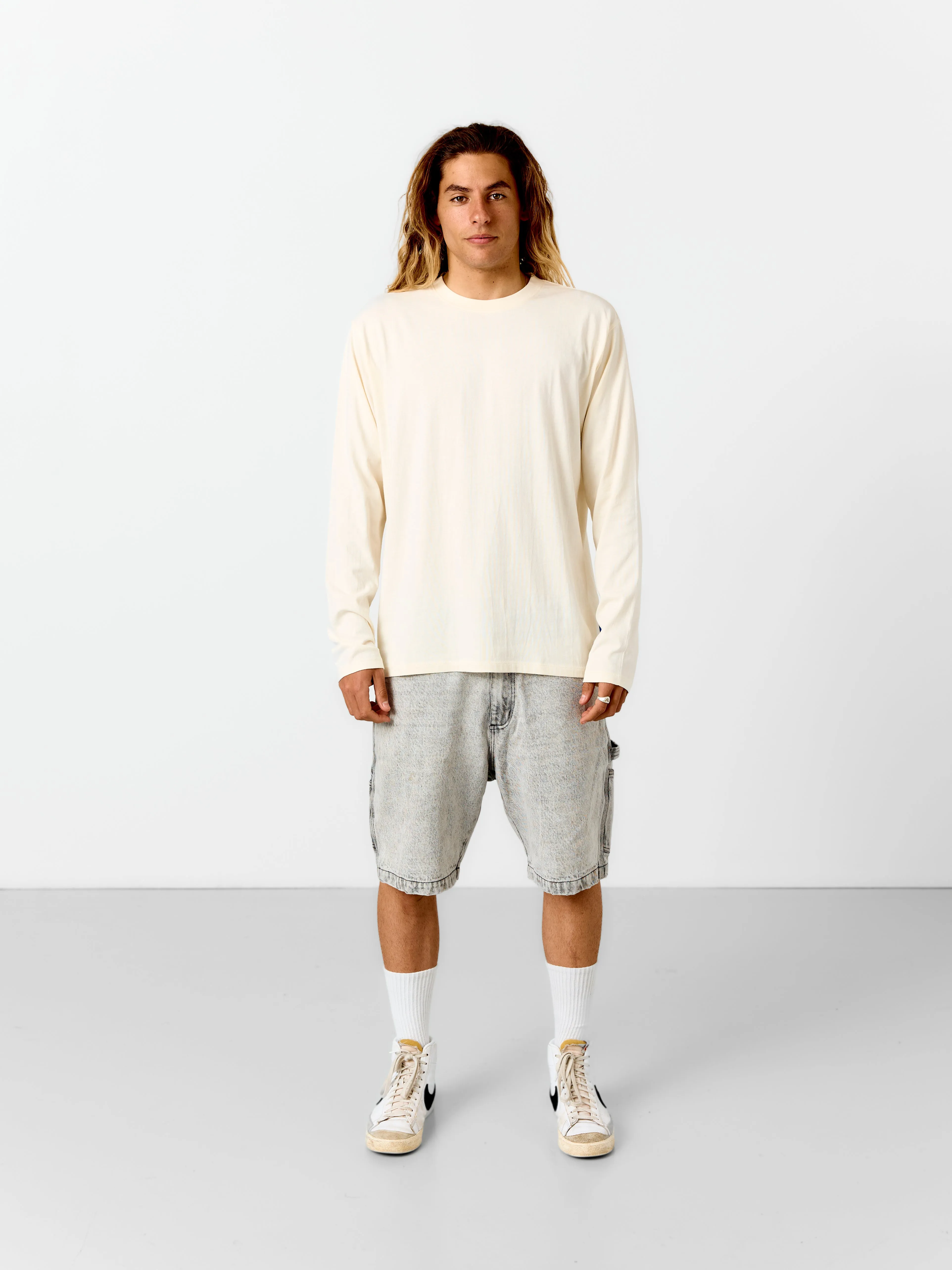 Men's Staple Long Sleeve tee | Sand