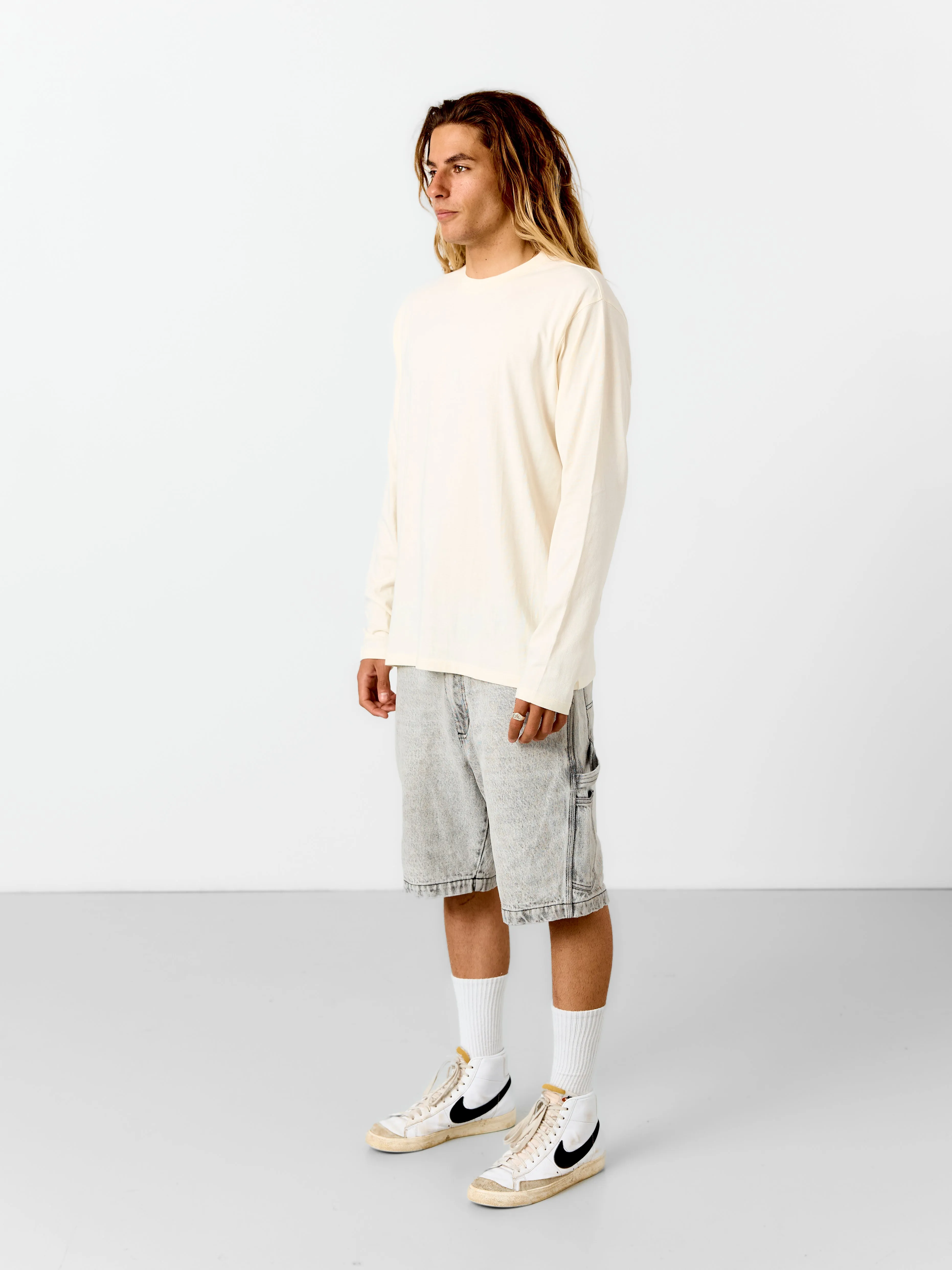 Men's Staple Long Sleeve tee | Sand