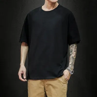 Men's Summer Solid T-Shirt