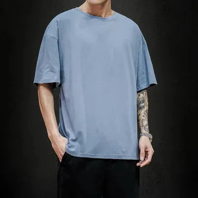 Men's Summer Solid T-Shirt