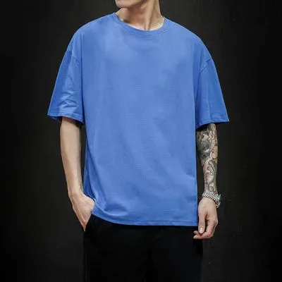 Men's Summer Solid T-Shirt