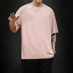 Men's Summer Solid T-Shirt