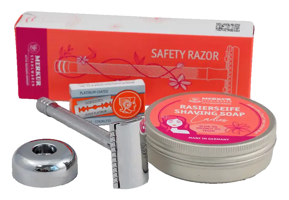 MERKUR 24C Shaving Set for WOMEN