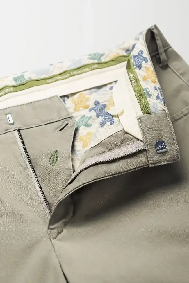 Meyer Mens New York Chino Trousers Beige