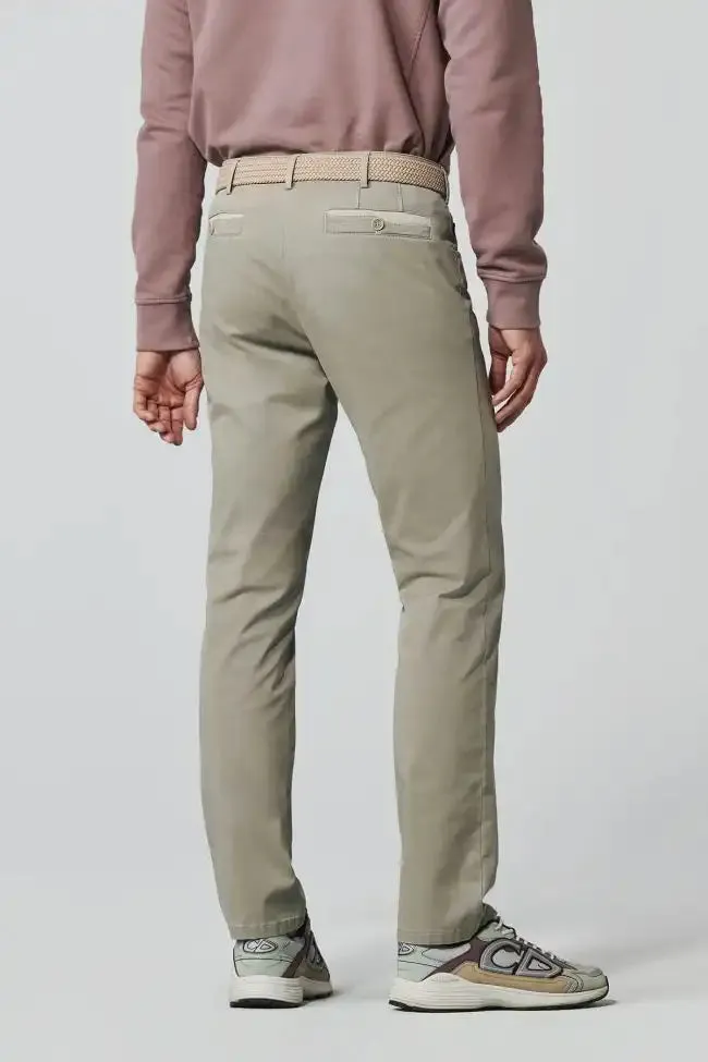 Meyer Mens New York Chino Trousers Beige