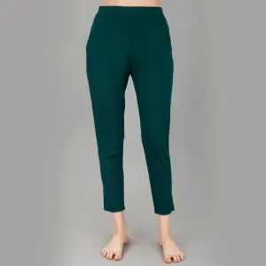 Mid Rise Ankle Length Supersoft Lounge Pants with Pockets