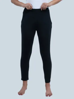 Mid Rise Ankle Length Supersoft Lounge Pants with Pockets
