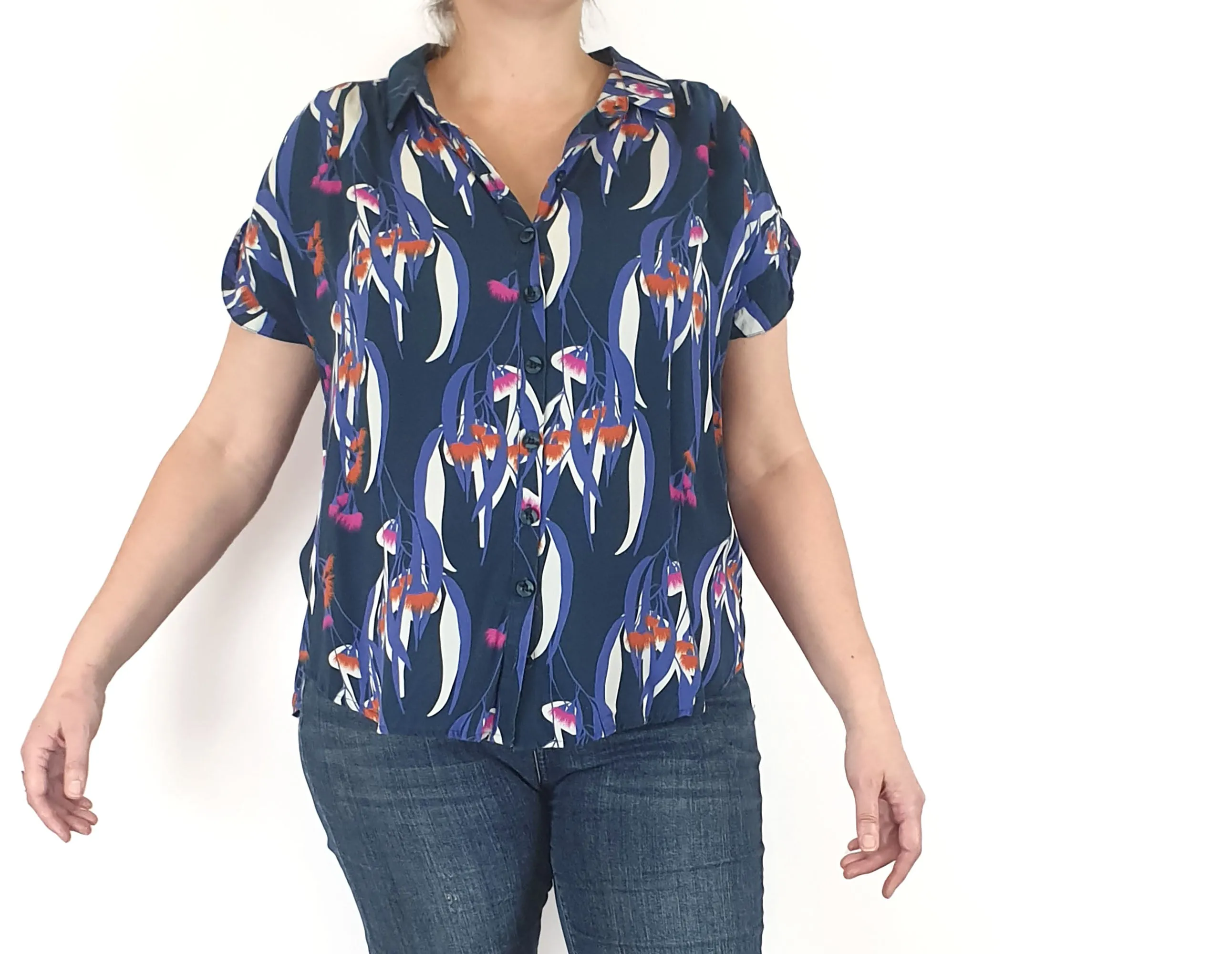 Miranda Murphy gumtree print top size L