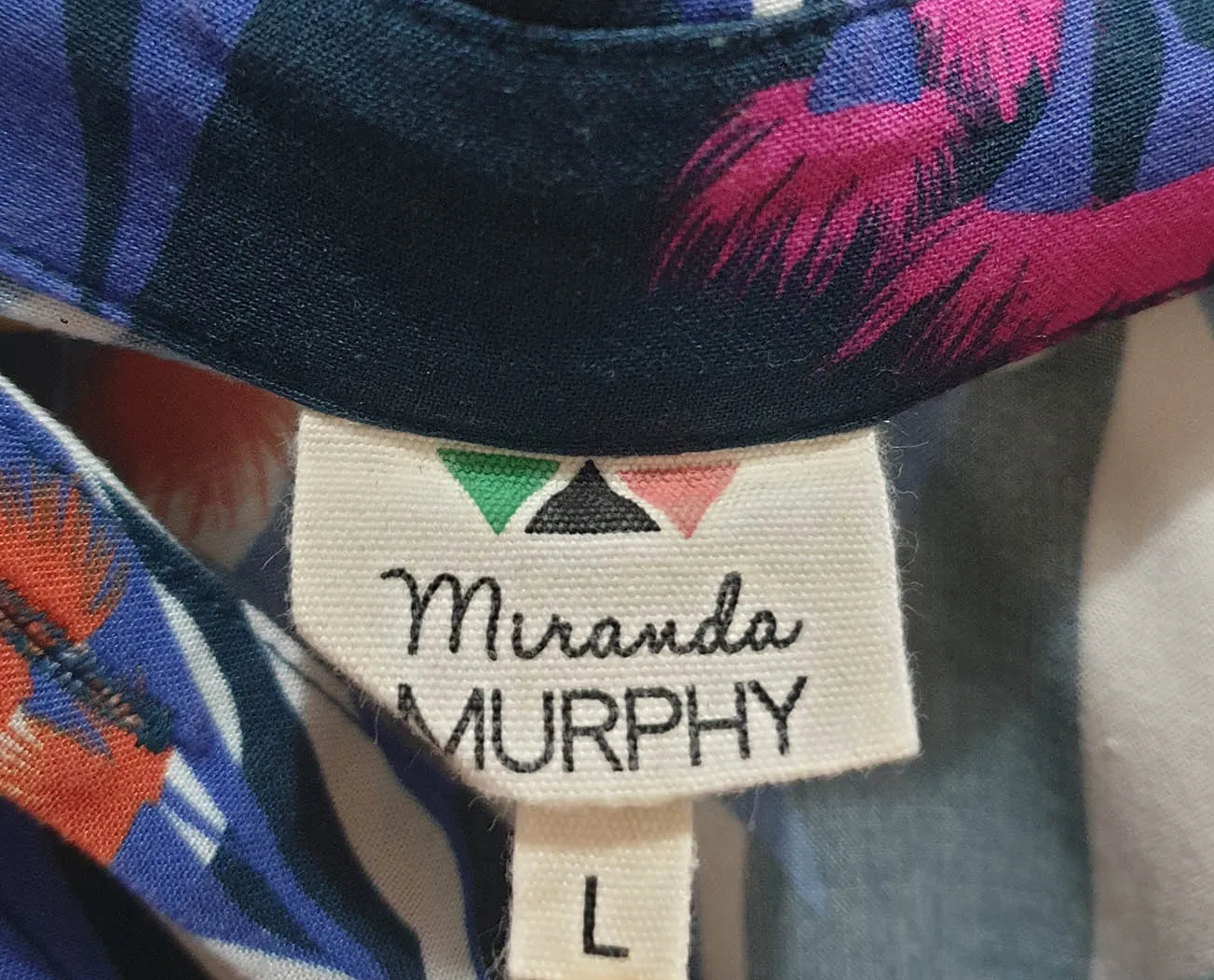 Miranda Murphy gumtree print top size L