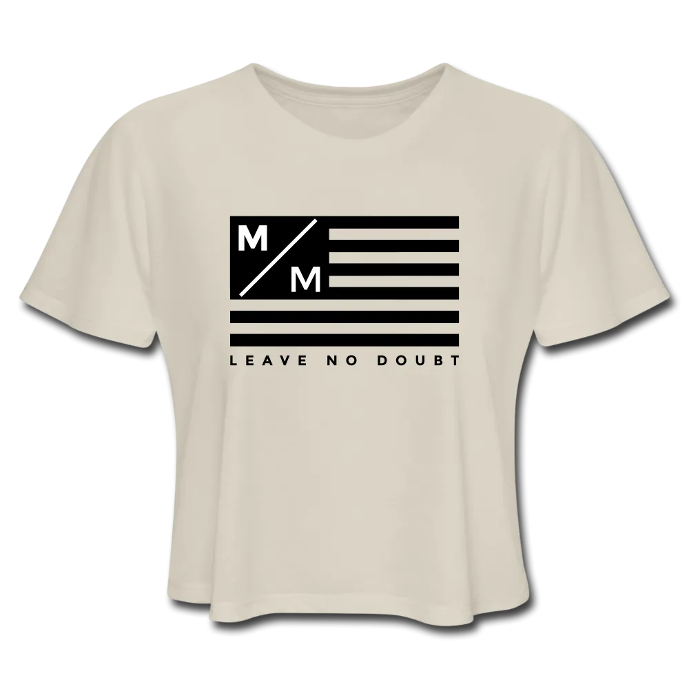 MM Flag LND- Women's Cropped T-Shirt FP