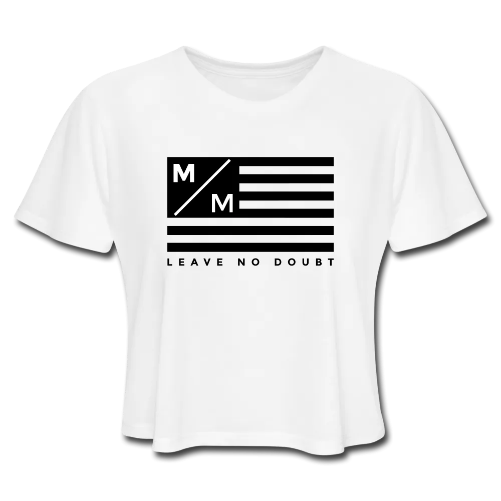 MM Flag LND- Women's Cropped T-Shirt FP