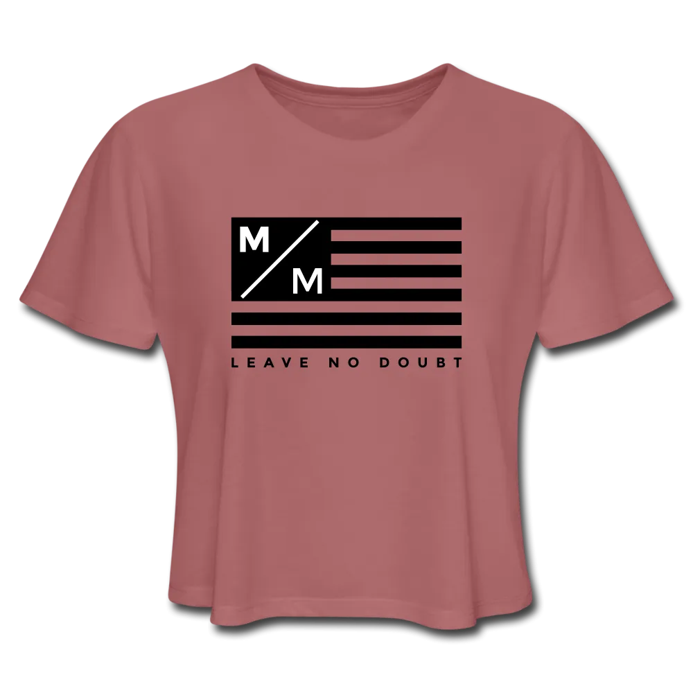 MM Flag LND- Women's Cropped T-Shirt FP