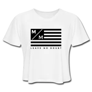 MM Flag LND- Women's Cropped T-Shirt FP