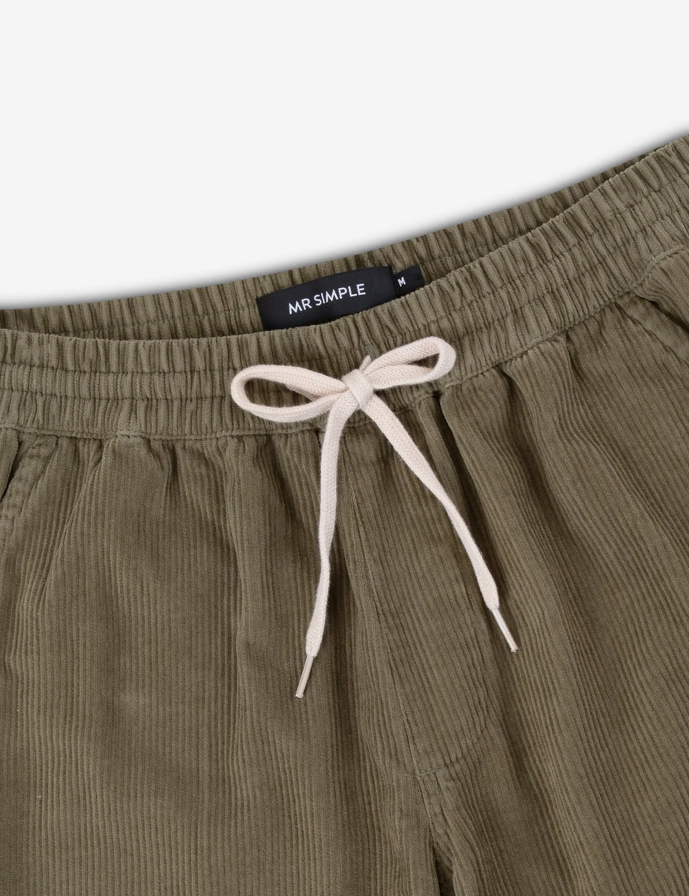 MR SIMPLE- Burbank Cord Pant Army