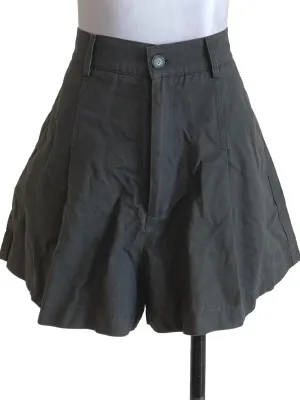 Mud Green Wide Shorts