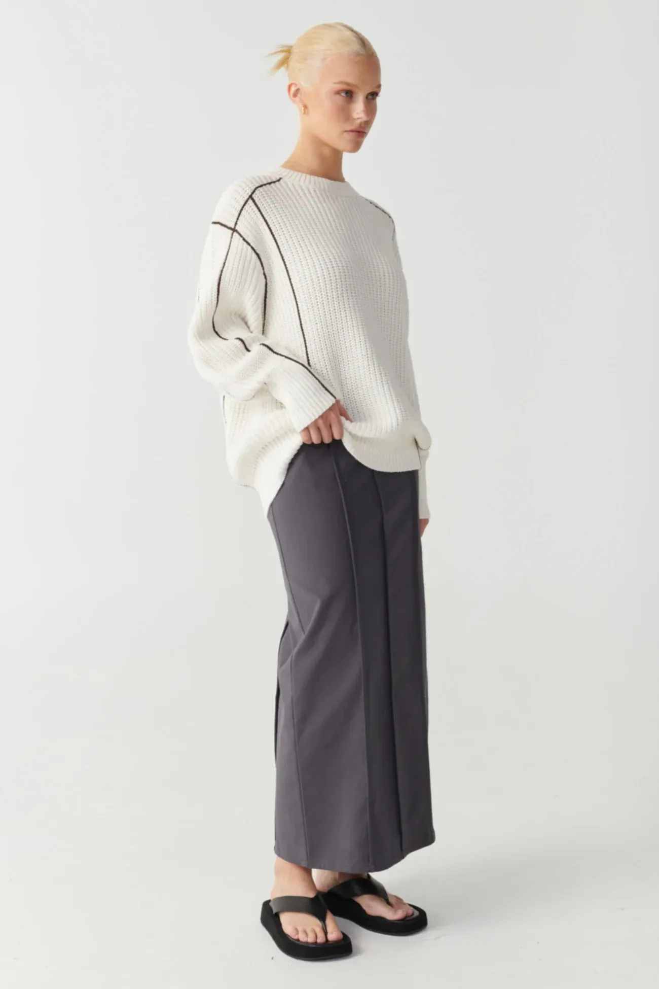 Mylah Crew Jumper White