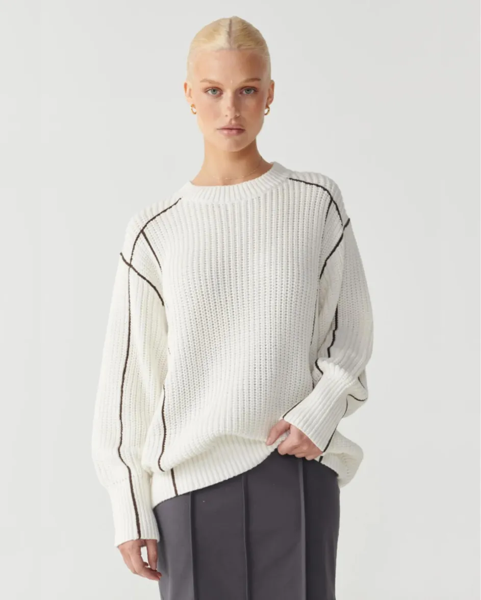 Mylah Crew Jumper White