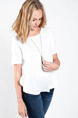 Nanavatee Short Sleeve Side Slit Tee