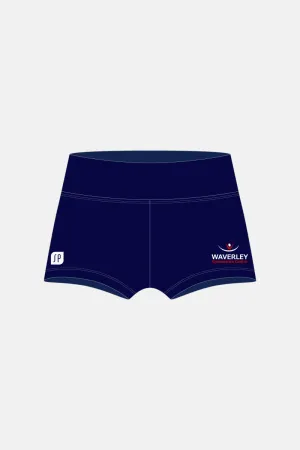 Navy Wide Waistband Shorts