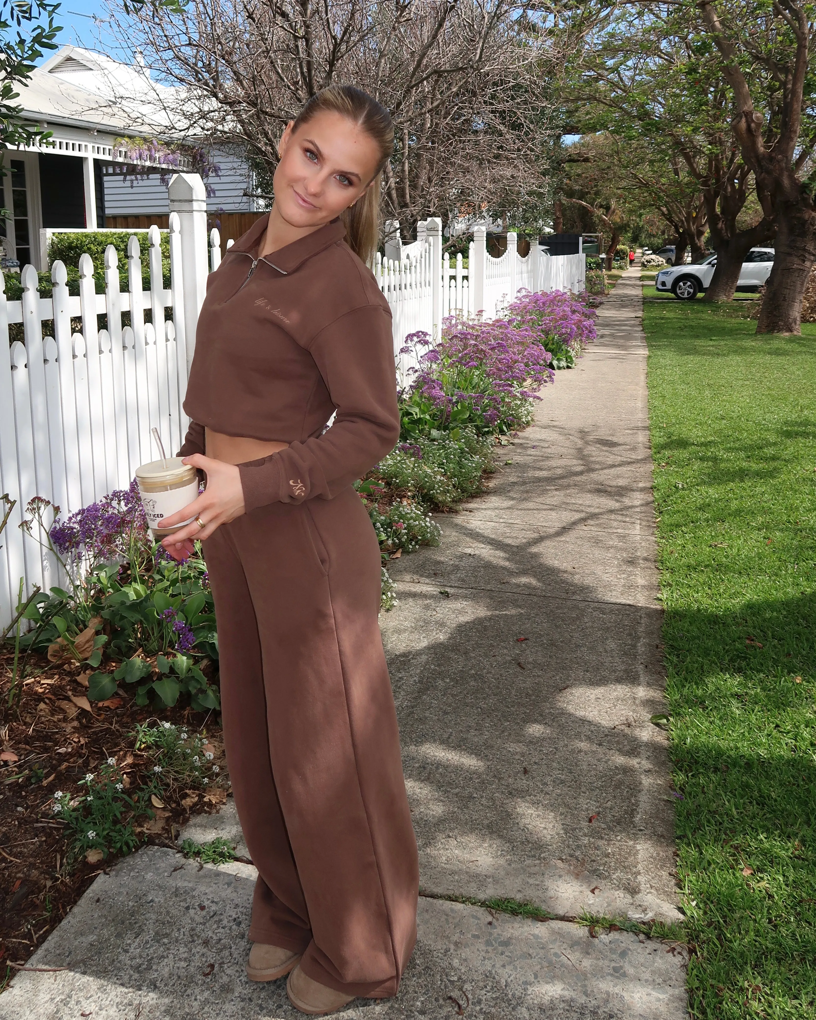 neutral pant - mocha
