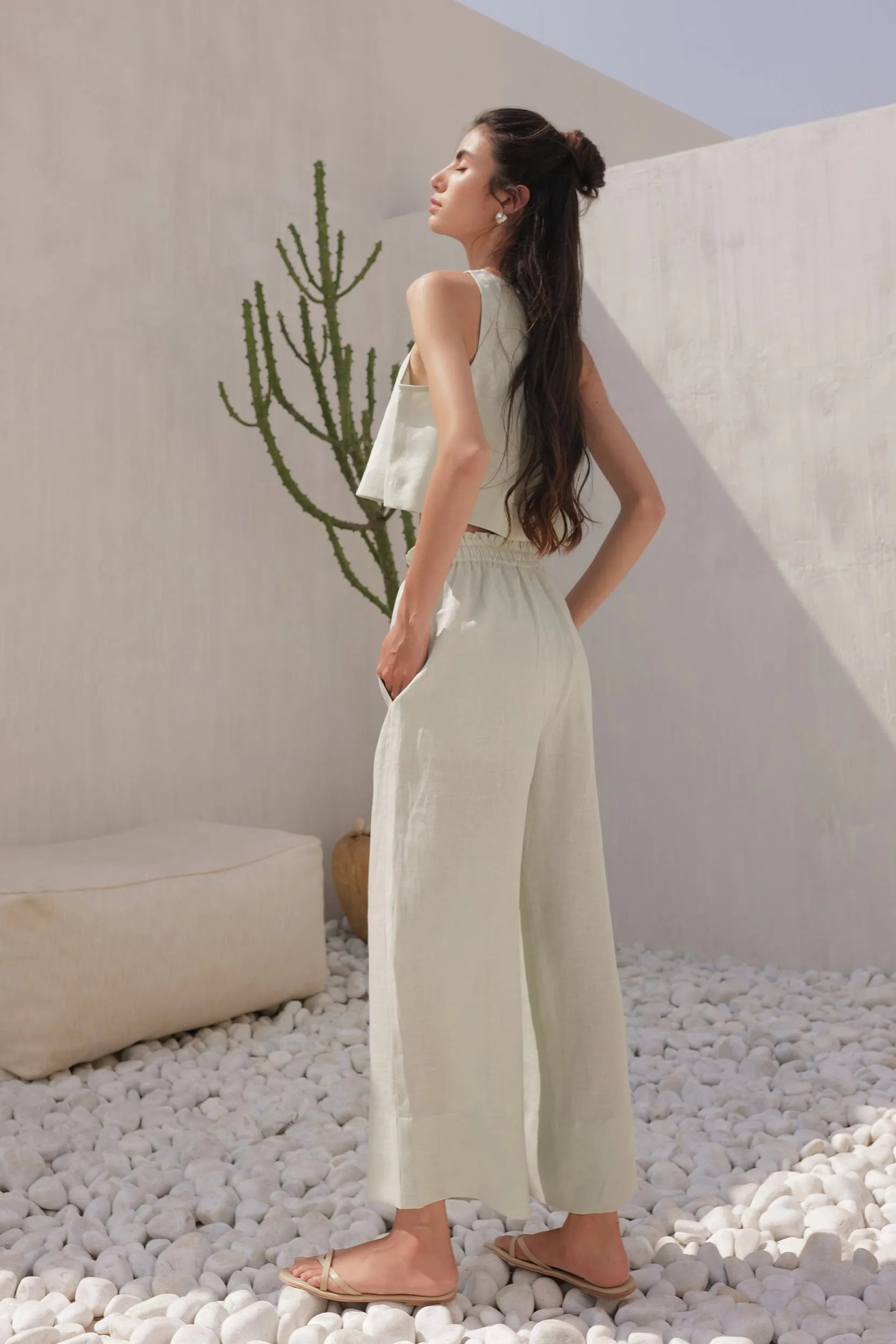 Nicobar Top (Mint) & Malta Pants (Mint)
