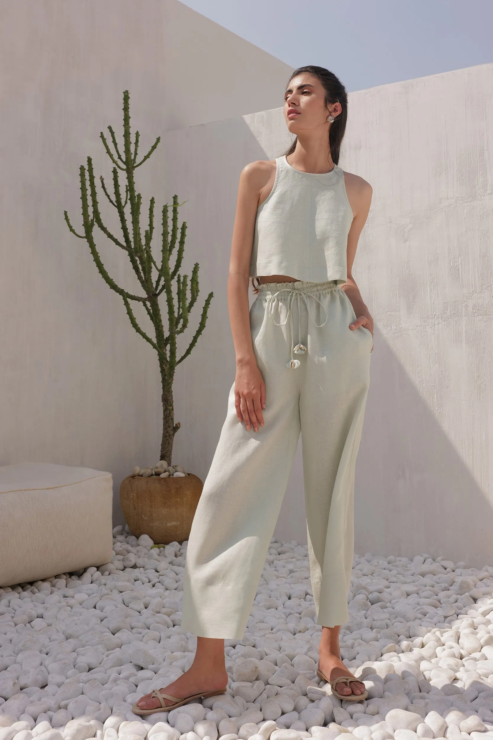 Nicobar Top (Mint) & Malta Pants (Mint)