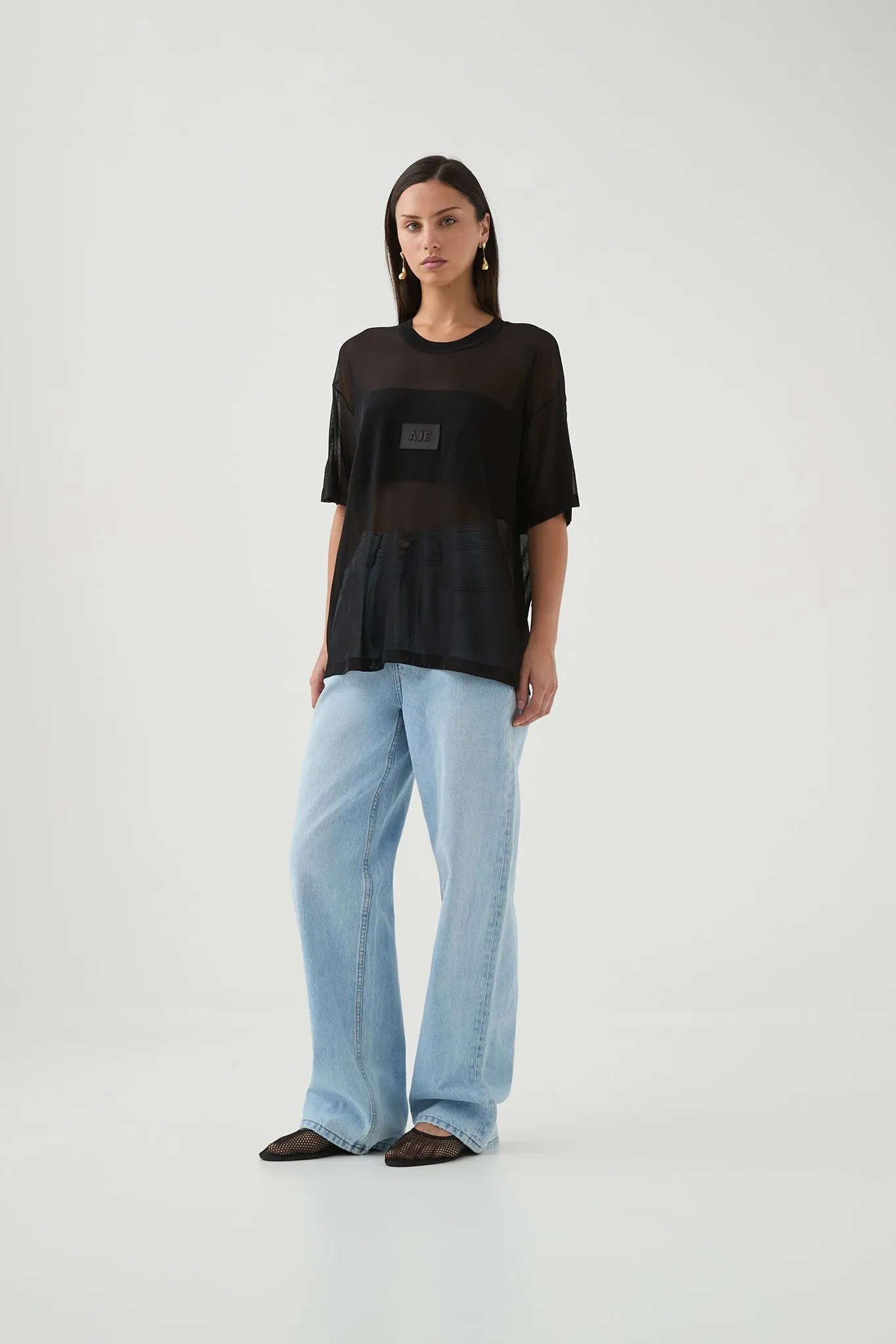 Noir Logo Knit Tee