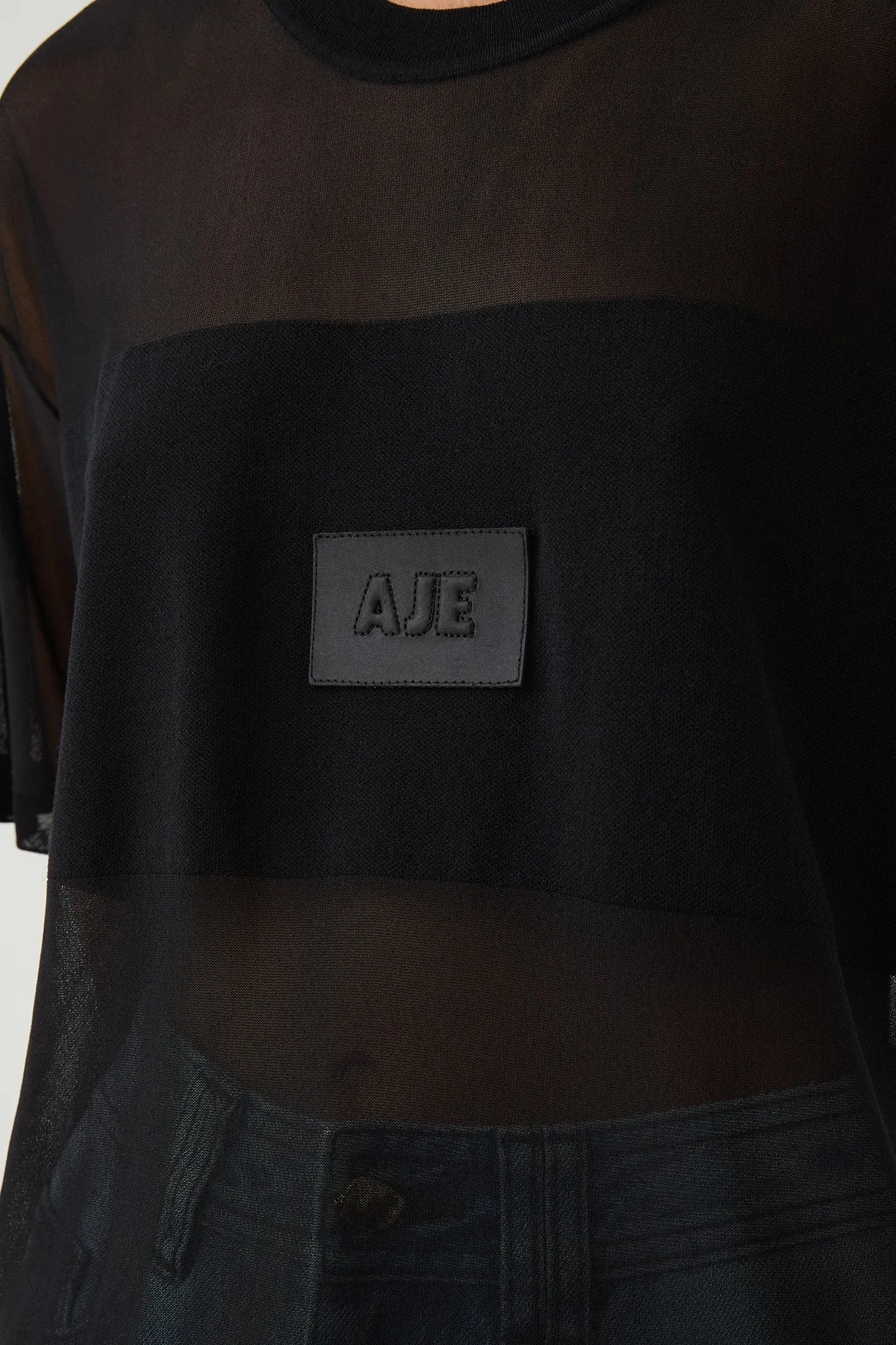 Noir Logo Knit Tee