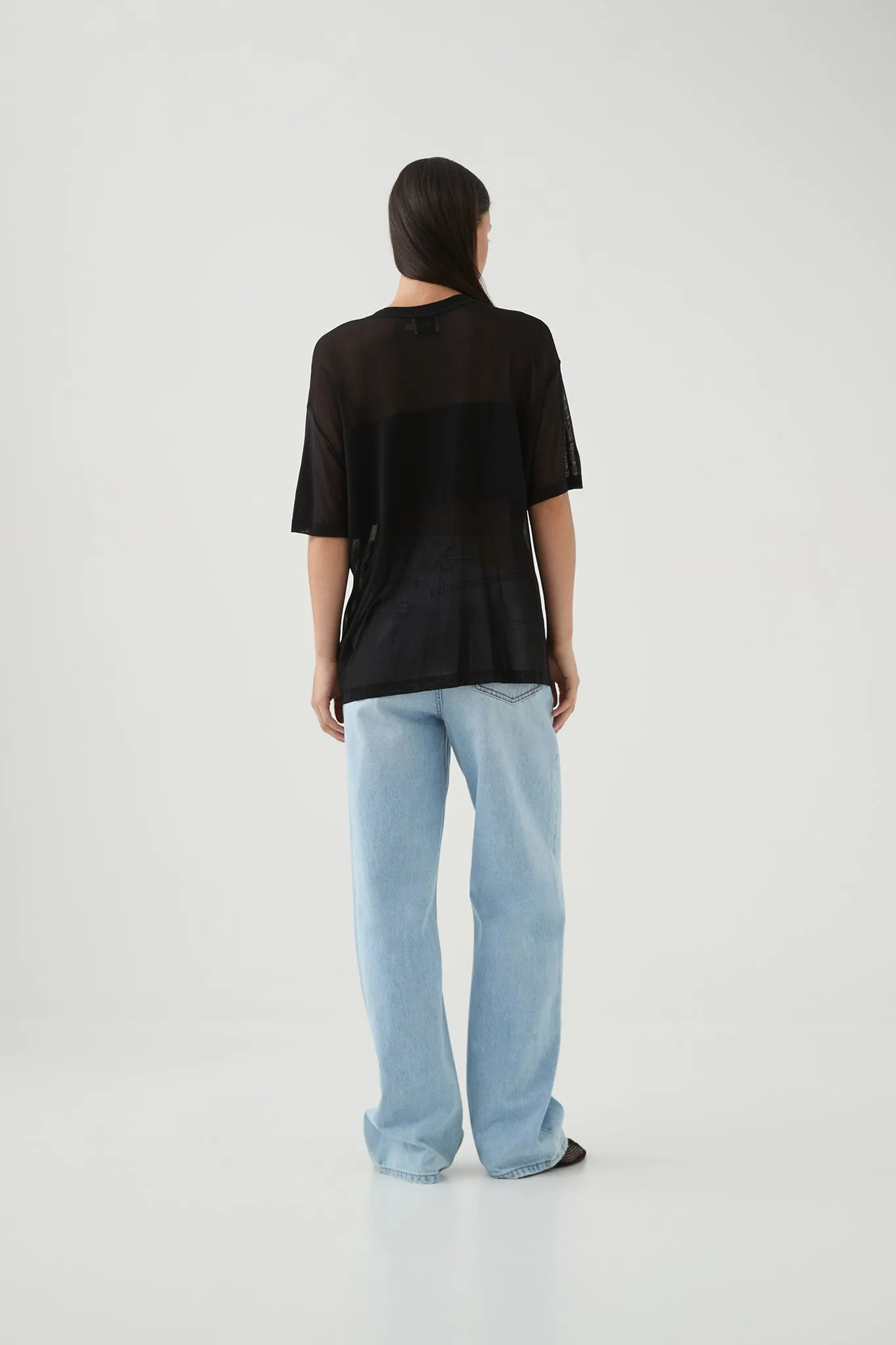 Noir Logo Knit Tee