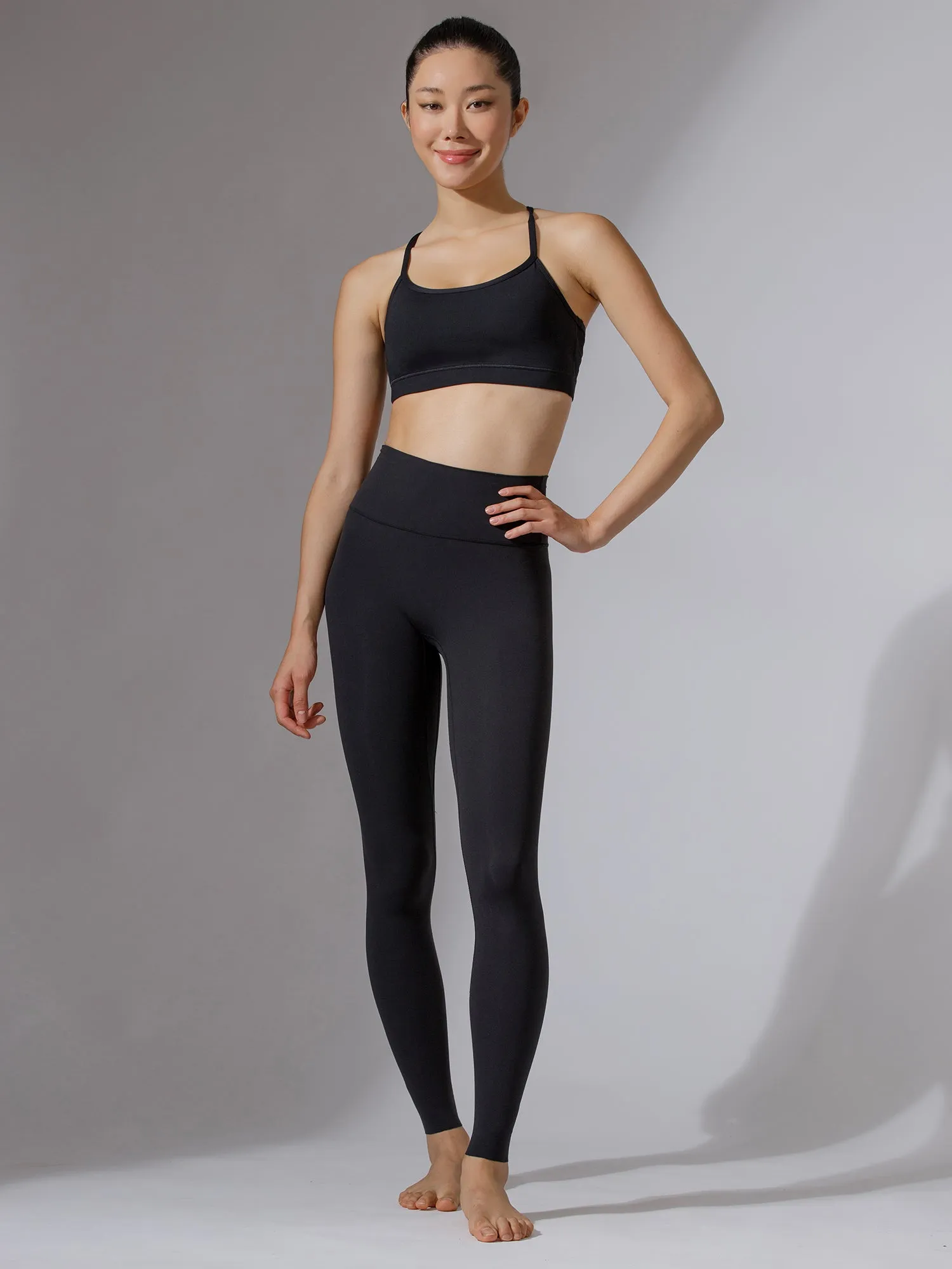 NUDE MINIMAL PANTS, BLACK