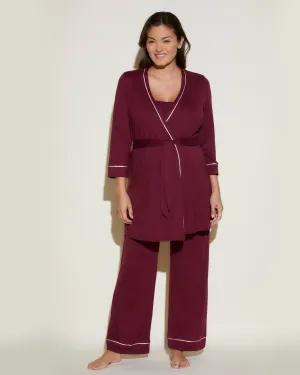 Nursing 3 Piece Pajama Set With Robe