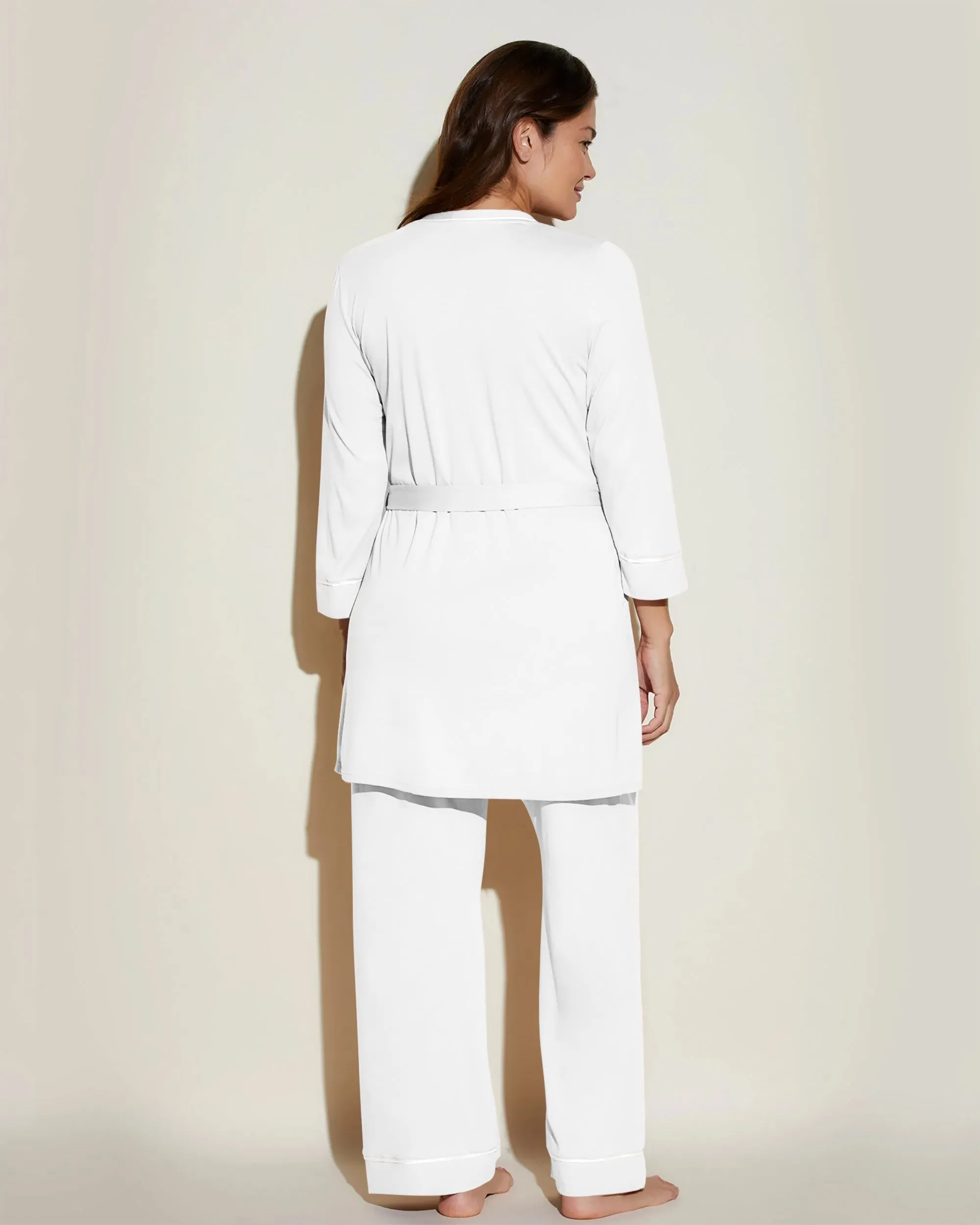 Nursing 3 Piece Pajama Set With Robe