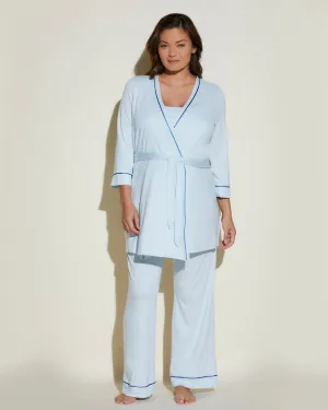 Nursing 3 Piece Pajama Set With Robe