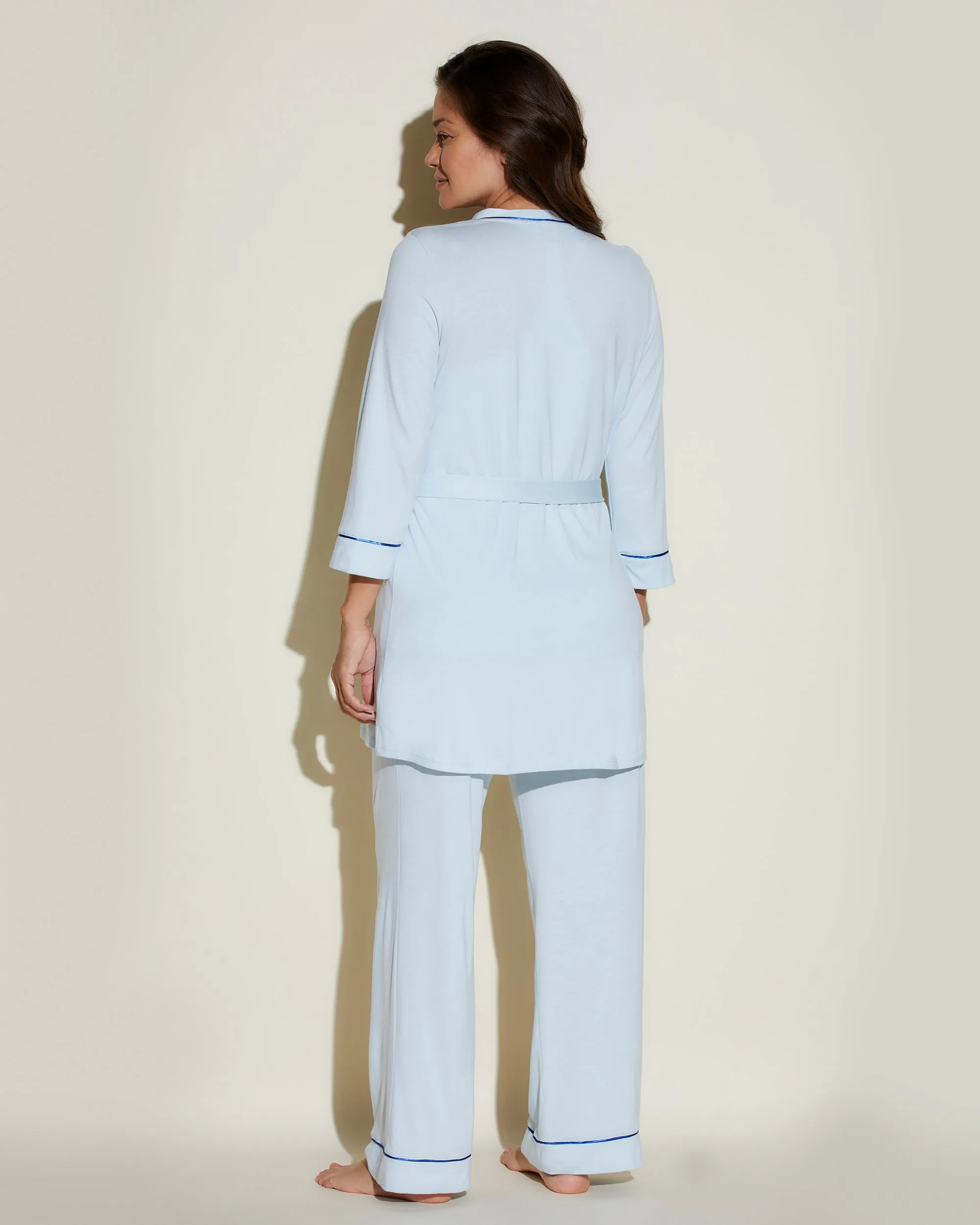 Nursing 3 Piece Pajama Set With Robe