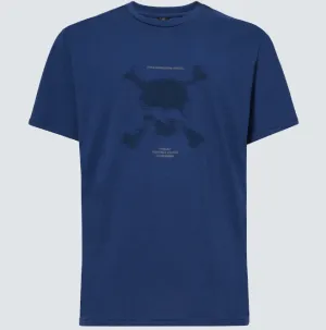 OAKLEY MENS BLURRED SCATTER SKULL TEE
