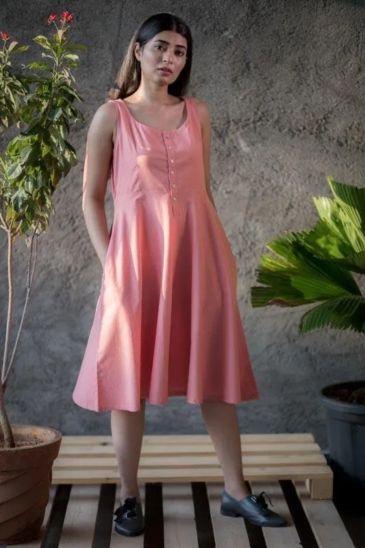 Old Peony Skater Dress