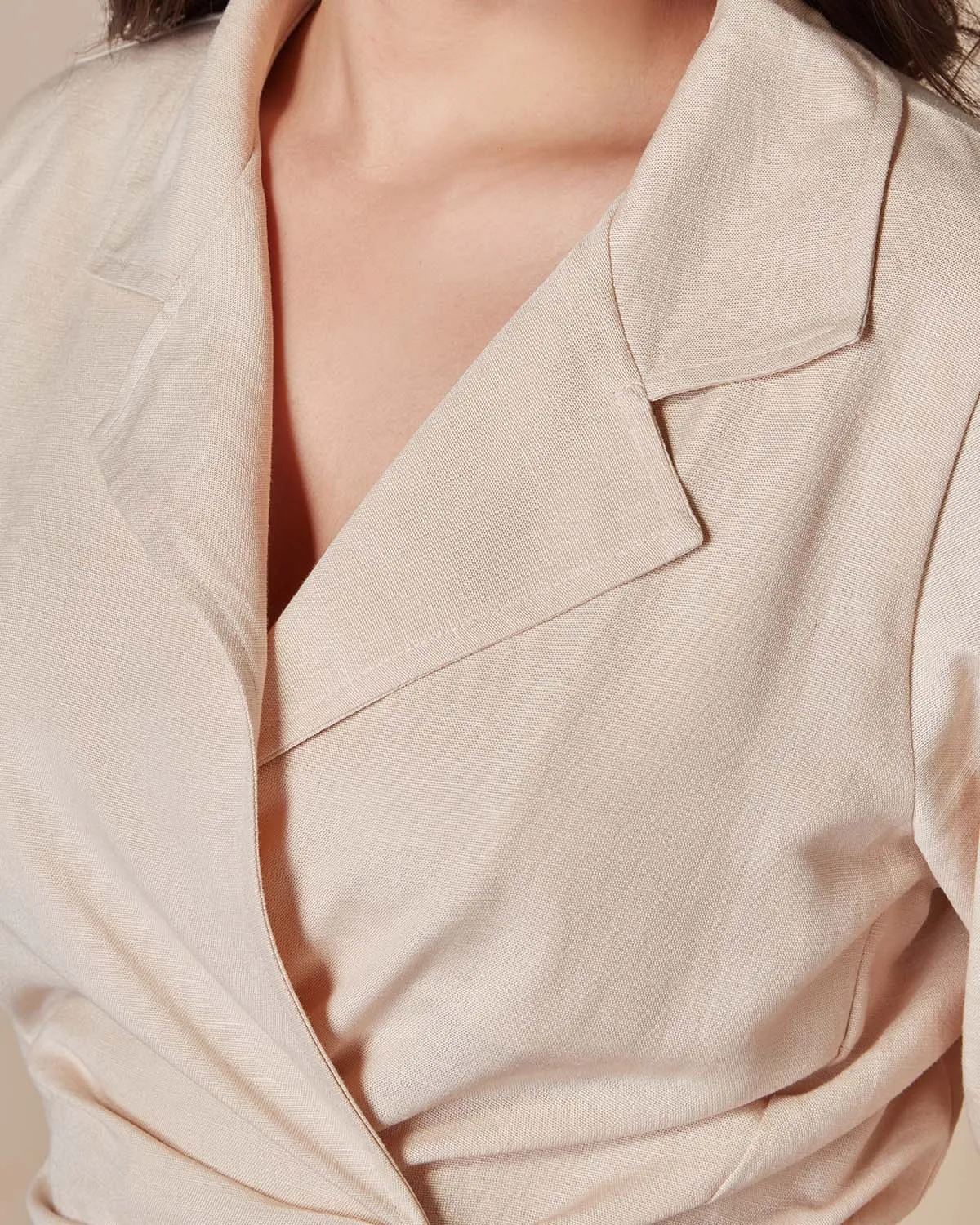 On Your Side Wrap Blazer