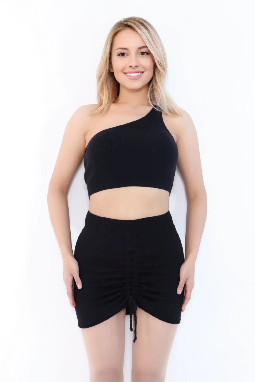 One Shoulder CROP TOPS