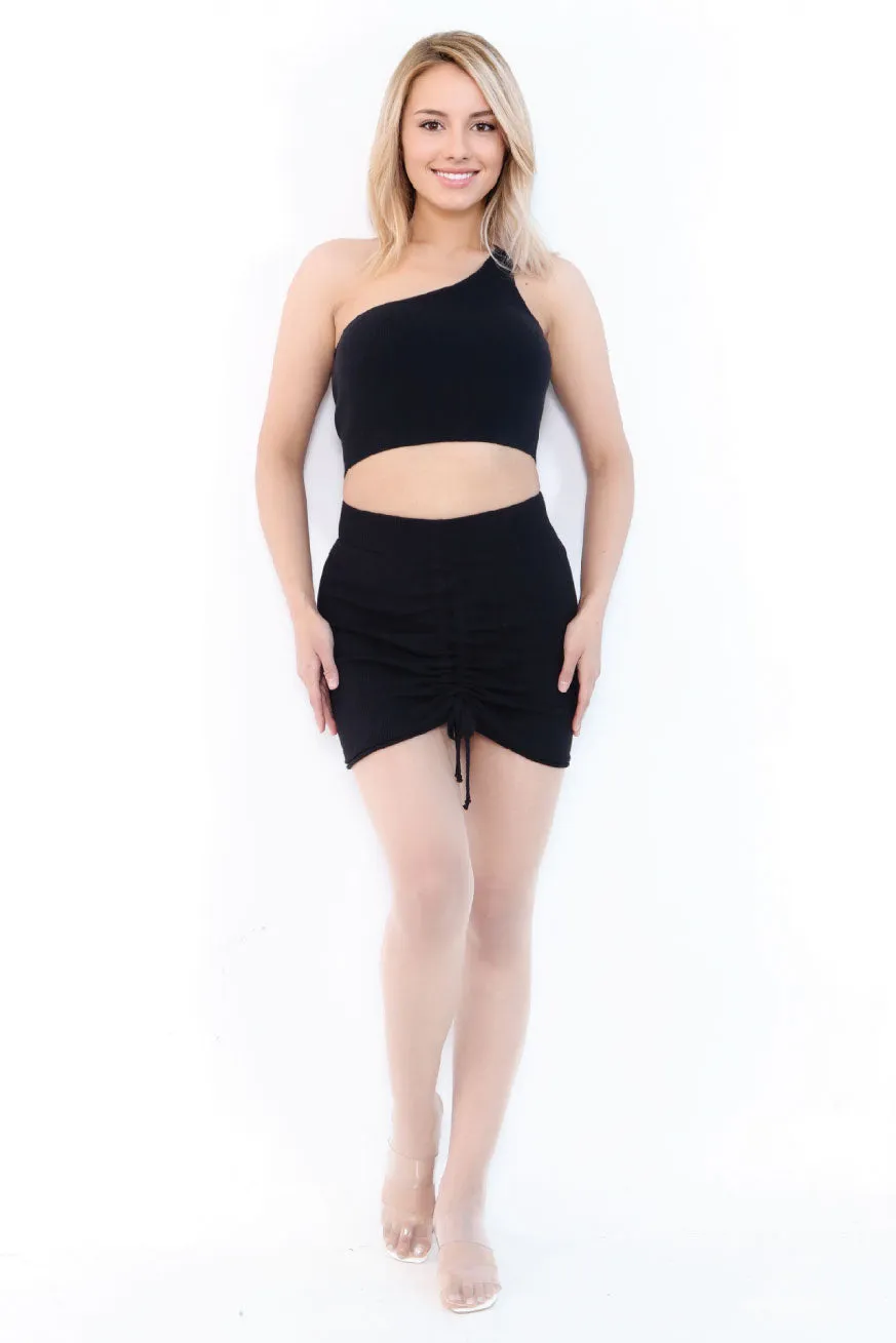 One Shoulder CROP TOPS