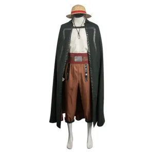 OP Red Hair Shanks Cosplay Costume