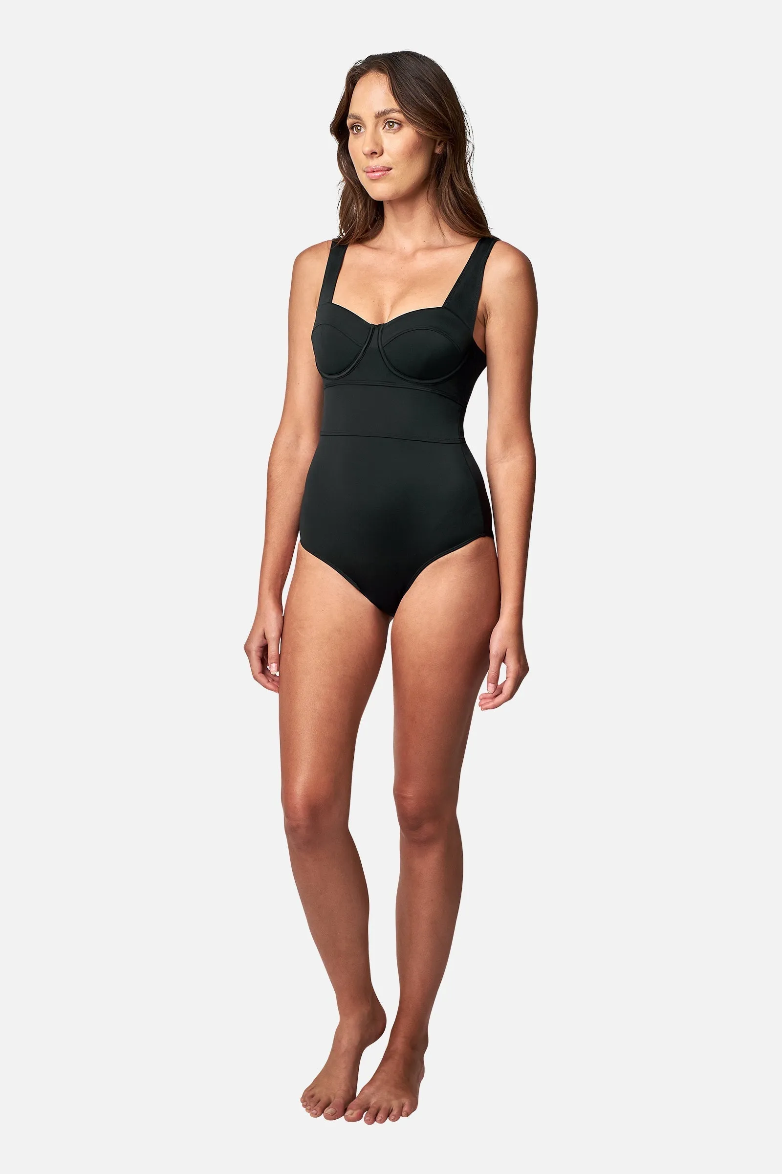 Original Bustier Balconette One Piece BLACK