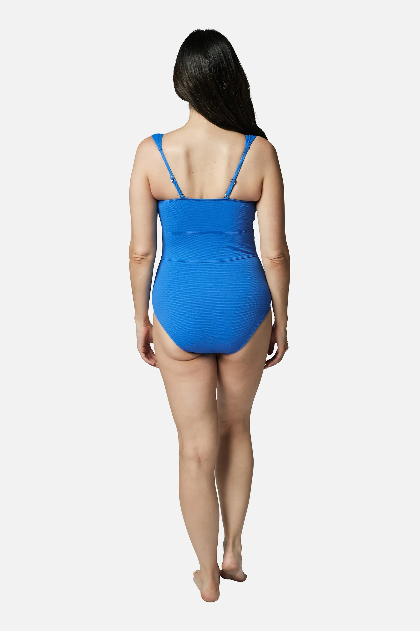 Original Bustier Balconette One Piece SKY BLUE TEXTURE